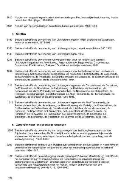 Gemeentebestuur van Zoetermeer, 1976-1990, 130m, inventaris 75