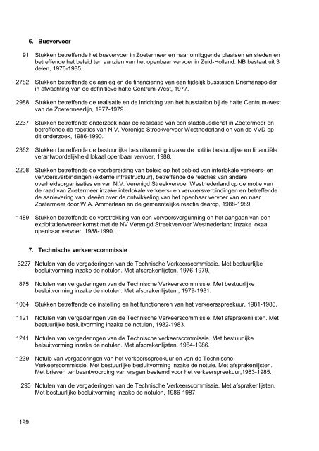 Gemeentebestuur van Zoetermeer, 1976-1990, 130m, inventaris 75