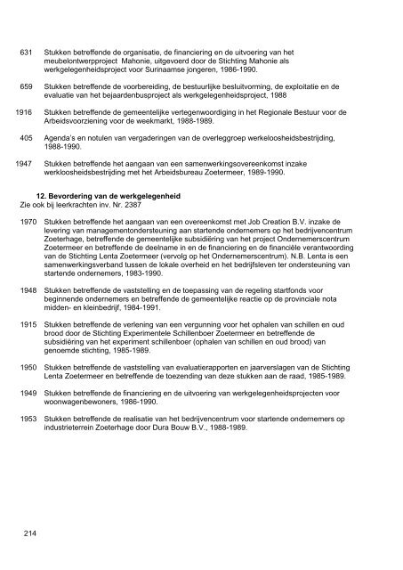 Gemeentebestuur van Zoetermeer, 1976-1990, 130m, inventaris 75