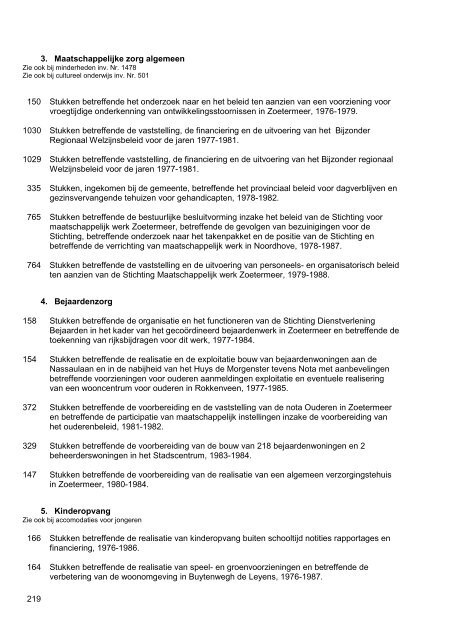 Gemeentebestuur van Zoetermeer, 1976-1990, 130m, inventaris 75