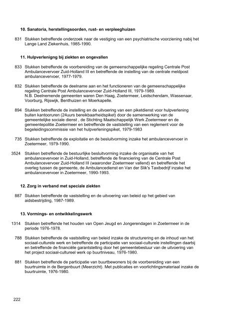 Gemeentebestuur van Zoetermeer, 1976-1990, 130m, inventaris 75