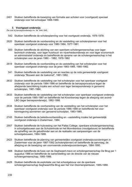 Gemeentebestuur van Zoetermeer, 1976-1990, 130m, inventaris 75