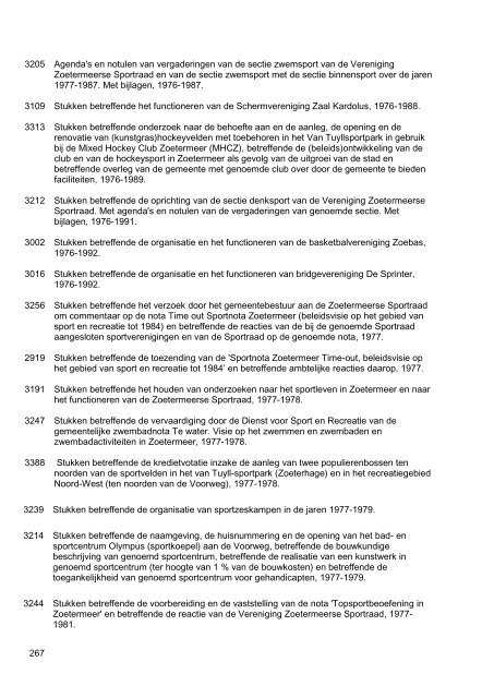 Gemeentebestuur van Zoetermeer, 1976-1990, 130m, inventaris 75