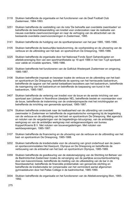 Gemeentebestuur van Zoetermeer, 1976-1990, 130m, inventaris 75