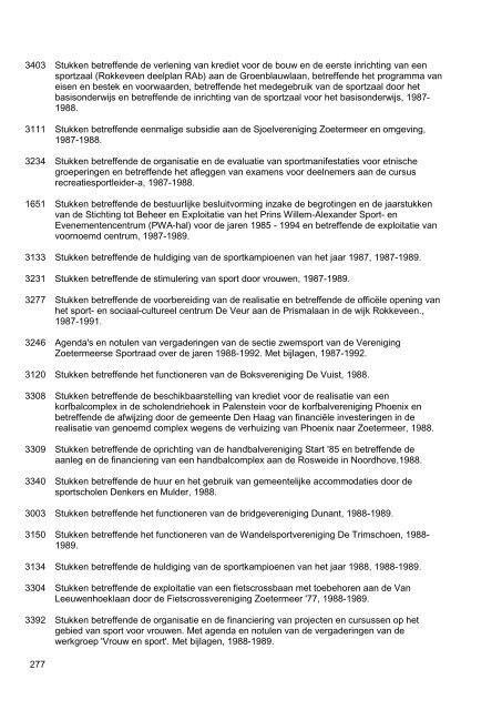 Gemeentebestuur van Zoetermeer, 1976-1990, 130m, inventaris 75