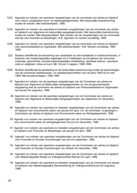 Gemeentebestuur van Zoetermeer, 1976-1990, 130m, inventaris 75