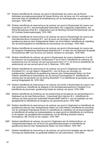 Gemeentebestuur van Zoetermeer, 1976-1990, 130m, inventaris 75