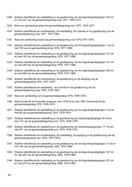 Gemeentebestuur van Zoetermeer, 1976-1990, 130m, inventaris 75