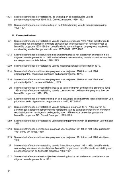 Gemeentebestuur van Zoetermeer, 1976-1990, 130m, inventaris 75