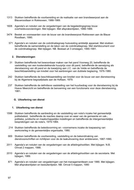 Gemeentebestuur van Zoetermeer, 1976-1990, 130m, inventaris 75