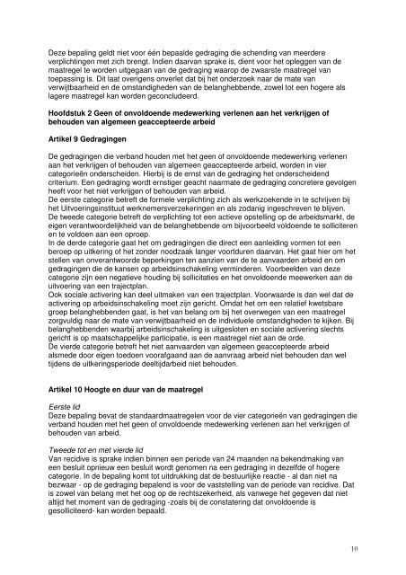 Maatregelenverordening IAOW en IAOZ - Gemeente Zoetermeer