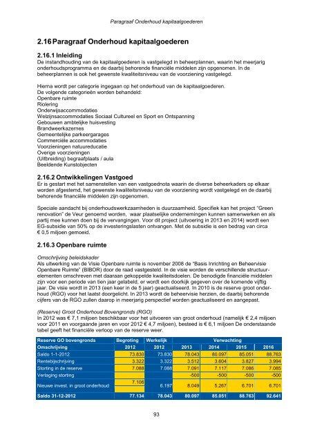 Jaarstukken 2012 - Gemeente Zoetermeer