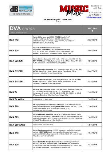 DVA series - Musicmax