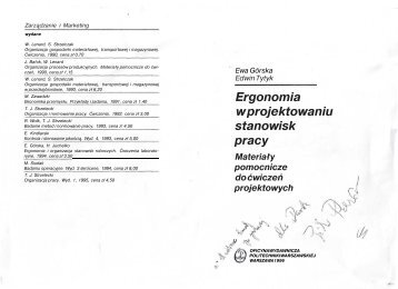 Ergonomia w projektowaniu stanowisk pracy - Wrzuta.pl