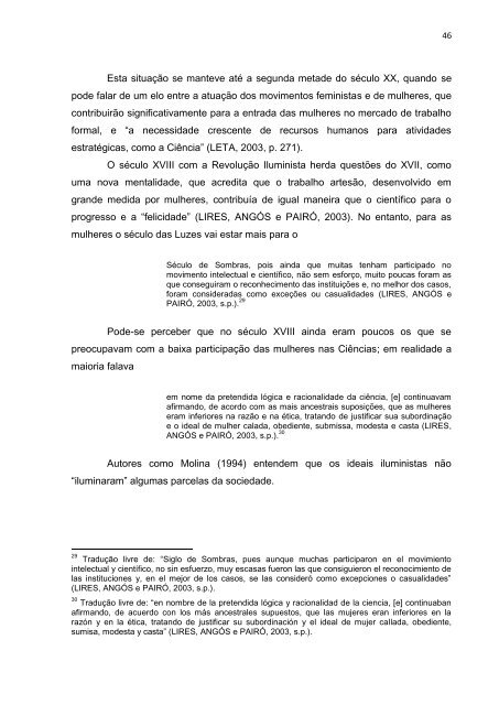 desvelando a participaÃ§Ã£o das mulheres na histÃ³ria de uma - UTFPR