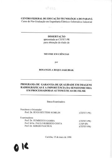 Curso de Pos-Graduacao em Engenharia Eletrica e ... - UTFPR