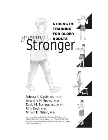 Growing Stronger - Strength Training for Older ... - Health and Welfare
