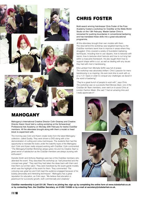 CREATIVE EXCELLENCE - Fellowship for British Hairdressing