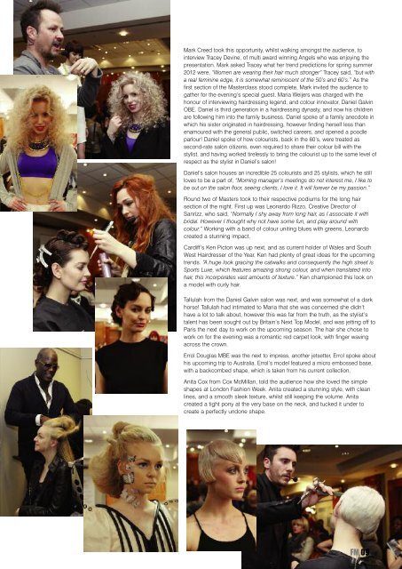 CREATIVE EXCELLENCE - Fellowship for British Hairdressing