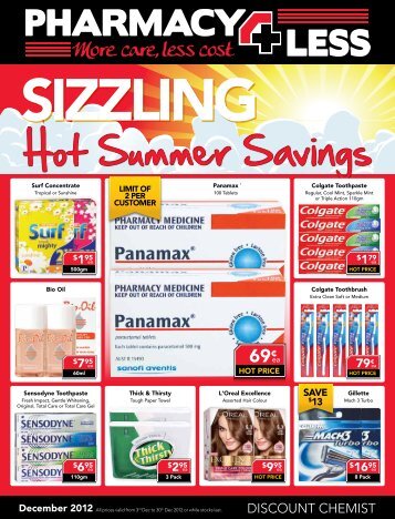 Hot Summer Savings - Pharmacy 4 Less