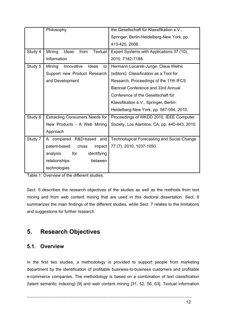 ESSAYS ON TEXT MINING FOR IMPROVED DECISION MAKING ...