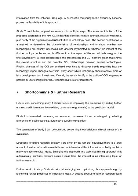 ESSAYS ON TEXT MINING FOR IMPROVED DECISION MAKING ...