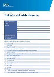 Tjekliste ved udstationering