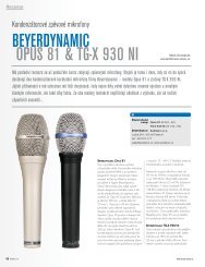 BEYERDYNAMIC OPUS 81 & TG-X 930 NI - Audiopro sro
