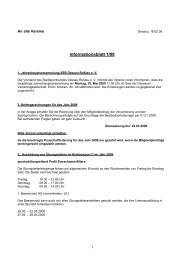 Informationsblatt 1/09 - Stadtsportbund Dessau