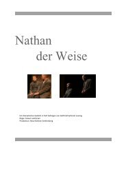 Nathan der Weise - Stadttheater Minden