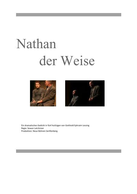 Nathan der Weise - Stadttheater Minden