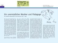 Ein unermüdlicher Musiker und Pädagoge - Stadttheater Minden