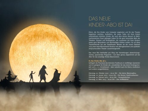 DAS NEUE KINDER - ABO IST DA! - Stadttheater Minden