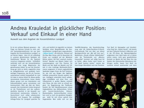 Andrea Krauledat in glücklicher Position - Stadttheater Minden