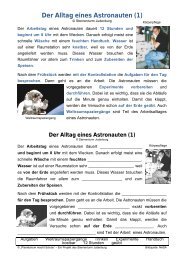 Der Alltag eines Astronauten (1) - Sternenturm Judenburg