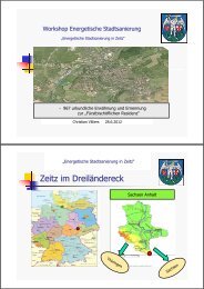 Energetische Stadtsanierung in Zeitz - Stadtumbau Sachsen-Anhalt