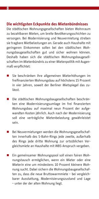 Flyer "Berliner MietenbÃ¼ndnis" - Degewo