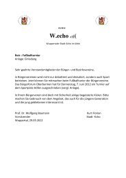 W.echo ((((( - Stadtverband der BÃ¼rger