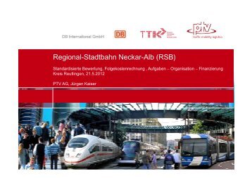 Regional-Stadtbahn Neckar-Alb (RSB) - Landkreis Reutlingen