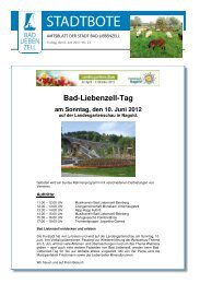 Bad-Liebenzell-Tag am Sonntag, den 10. Juni 2012