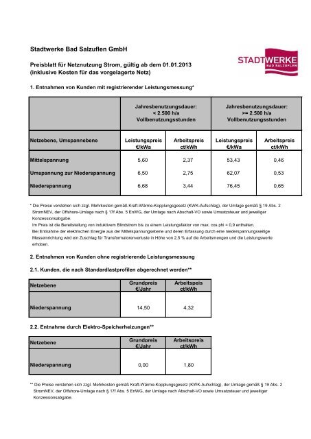 Stadtwerke Bad Salzuflen GmbH