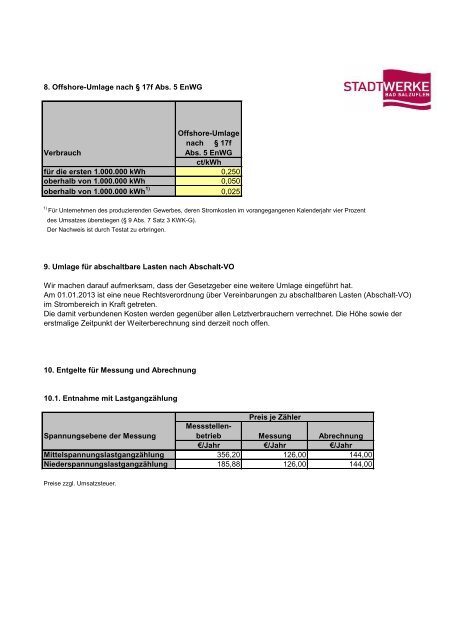 Stadtwerke Bad Salzuflen GmbH