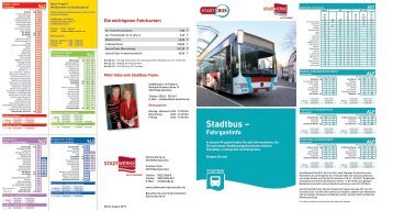 Stadtbus Linienplan - Stadtwerke Bad Salzuflen