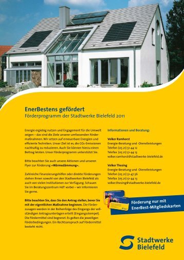 EnerBestens gefÃ¶rdert - Stadtwerke Bielefeld