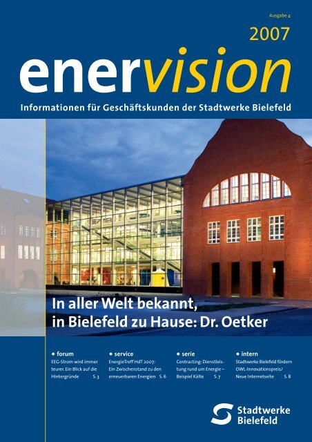 Ausgabe 4 Ener Vision - Stadtwerke Bielefeld