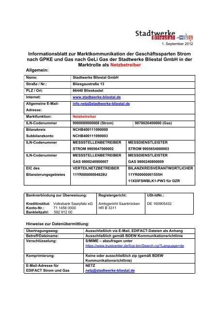 Download Marktkommunikation Rolle Netzbetreiber - Stadtwerke ...