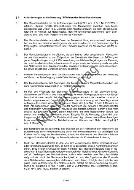 Messrahmenvertrag [PDF, 492 KB] - Stadtwerke Elbtal GmbH