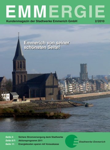 Emmerich von seiner schÃ¶nsten Seite! - Stadtwerke Emmerich