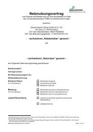 Netznutzungsvertrag - Stadtwerke Erding GmbH