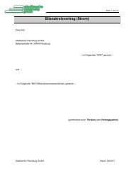 Bilanzkreisvertrag (Strom) - Stadtwerke Flensburg